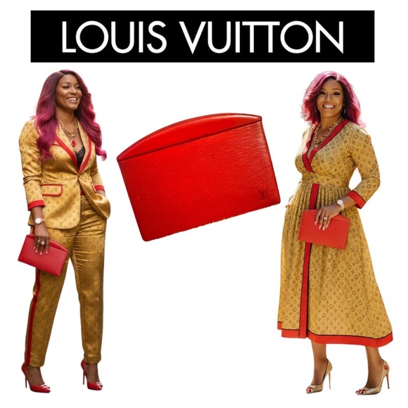 Louis Vuitton Handbags - A-1CS-2A: LOUIS VUITTON Trousse Crete Epi Leather Clutch Bag, EUC